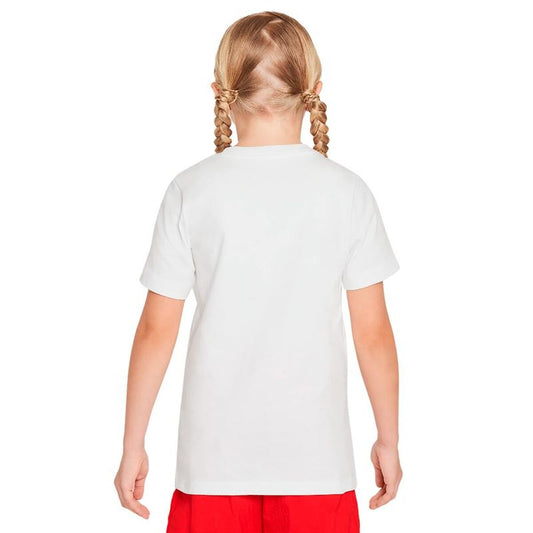 Nike Child's Short Sleeve T-Shirt Nike Sportswear Big White