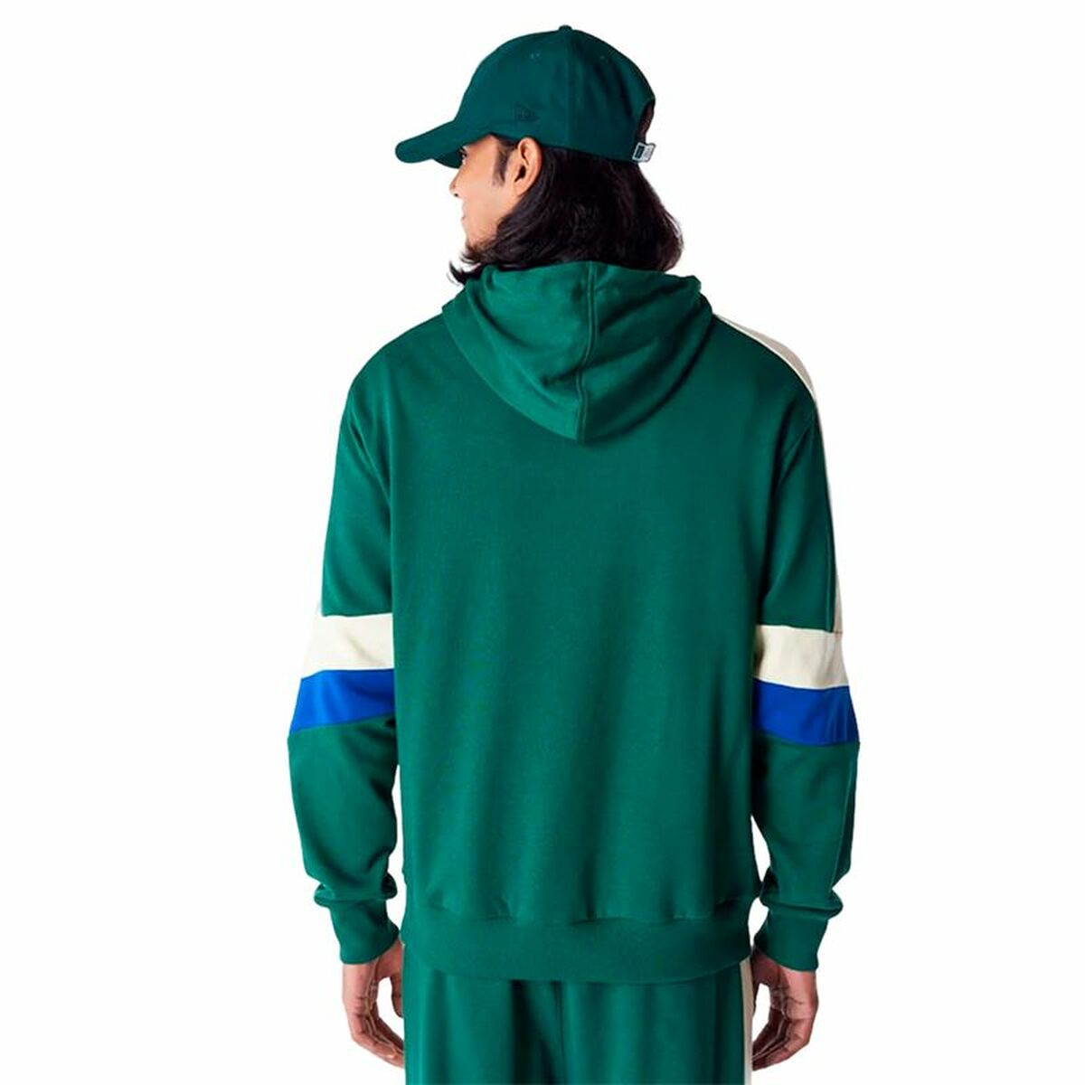 New Era Men’s Hoodie New Era Colour Block Os Milwaukee Bucks