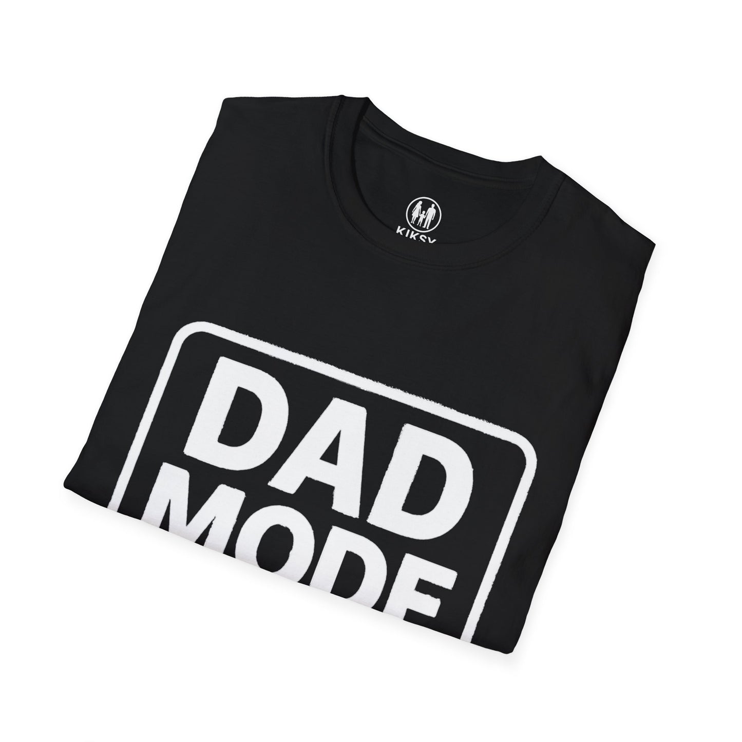 Dad Mode On Unisex Softstyle T-Shirt, Gift for New Dads, Funny Dad Tee, Casual Wear, Birthday Present, Father's Day Gift