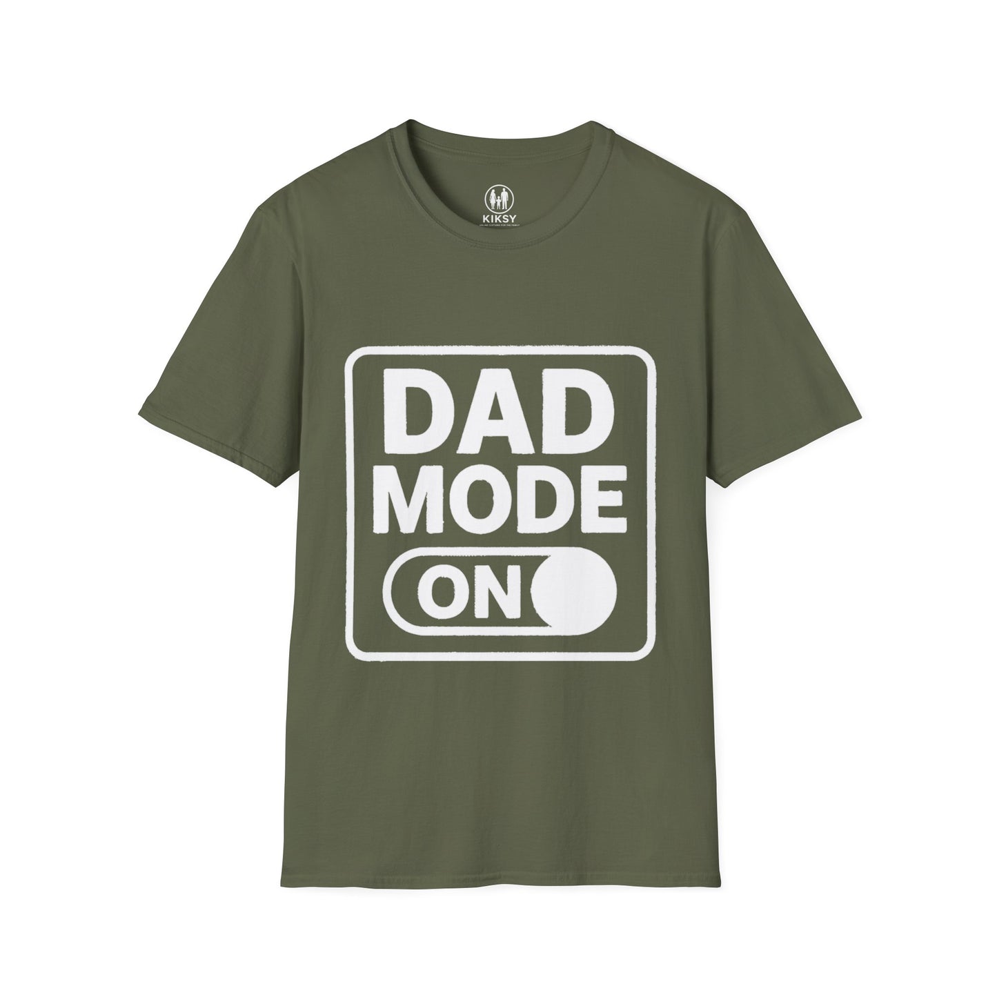 Dad Mode On Unisex Softstyle T-Shirt, Gift for New Dads, Funny Dad Tee, Casual Wear, Birthday Present, Father's Day Gift
