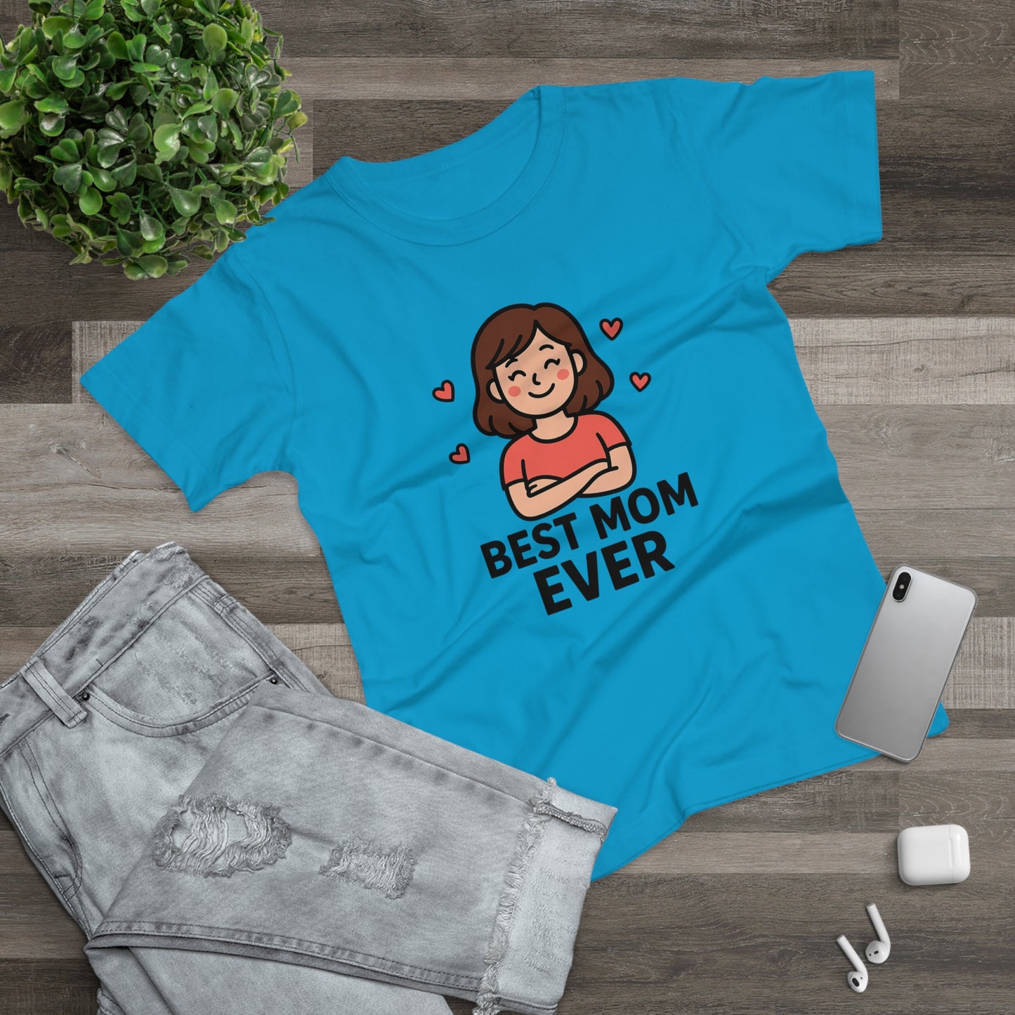 Best Mom Ever T-Shirt, Mother's Day Gift, Women's Casual Tee, Family Reunion Shirt, Cute Mom Apparel, Gift for Her