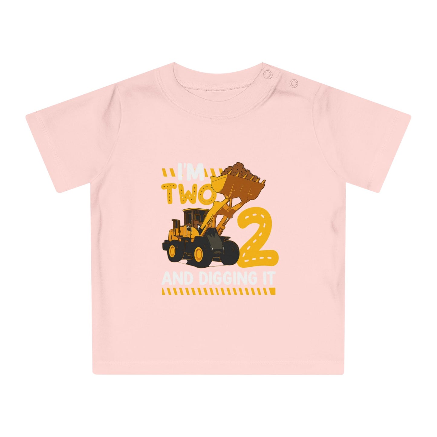 Construction Themed Baby T-Shirt – Perfect for Birthdays, Playtime, Gifts, Cute Outfit, Toddler Apparel