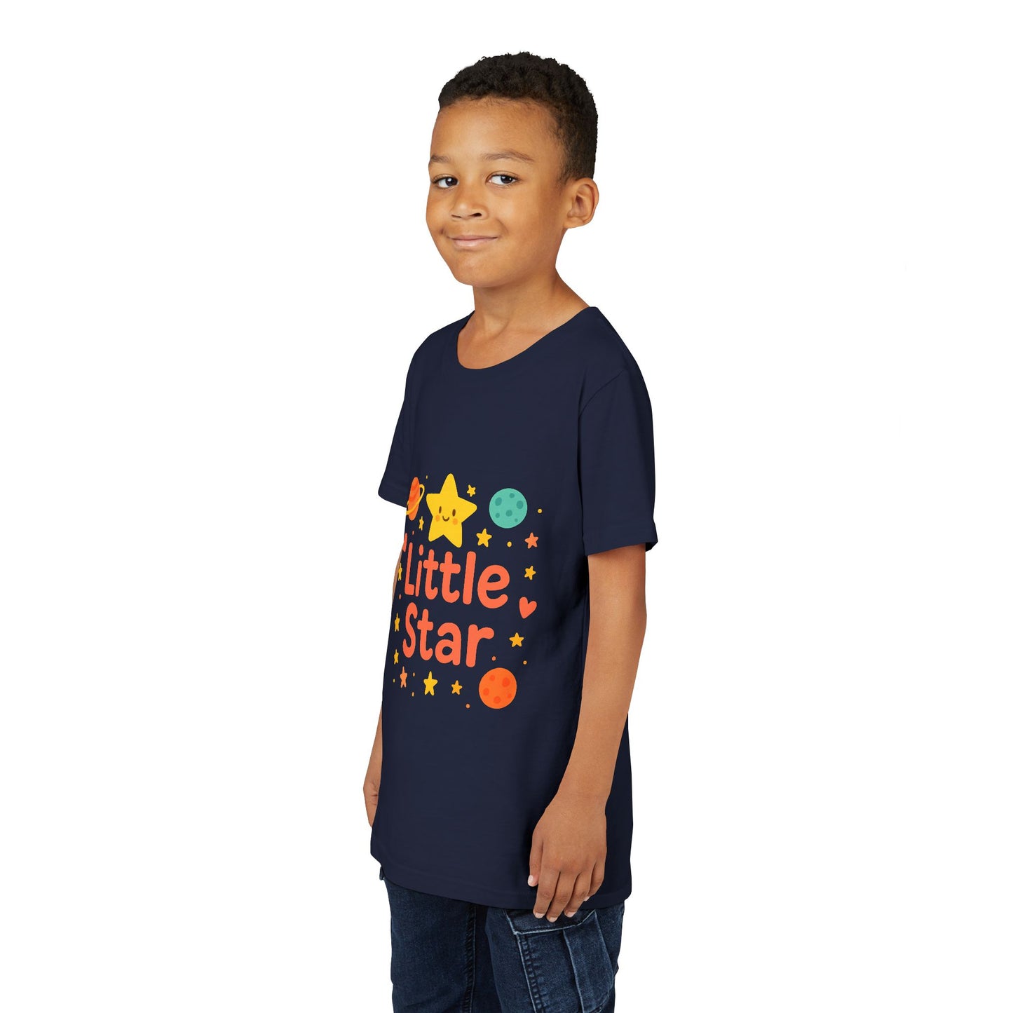 Youth Galaxy Tee - Little Star T-Shirt, Cosmic T-Shirt, Kids Space Shirt, Birthday Gift, Children's Apparel
