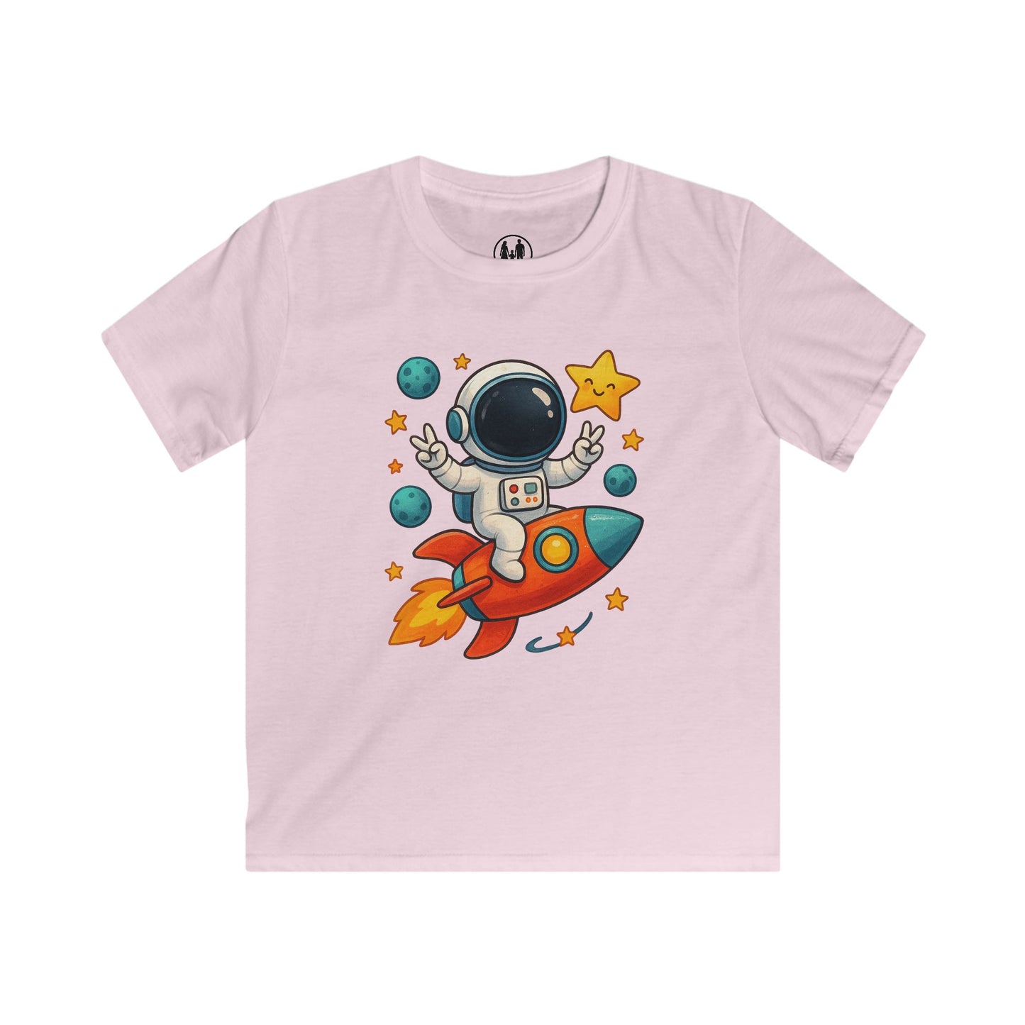 Kids Astronaut Rocket Tee, Space Adventure Shirt, Children's Fun Outfit, Birthday Gift, Summer Playwear, Cosmic Themed Clothing