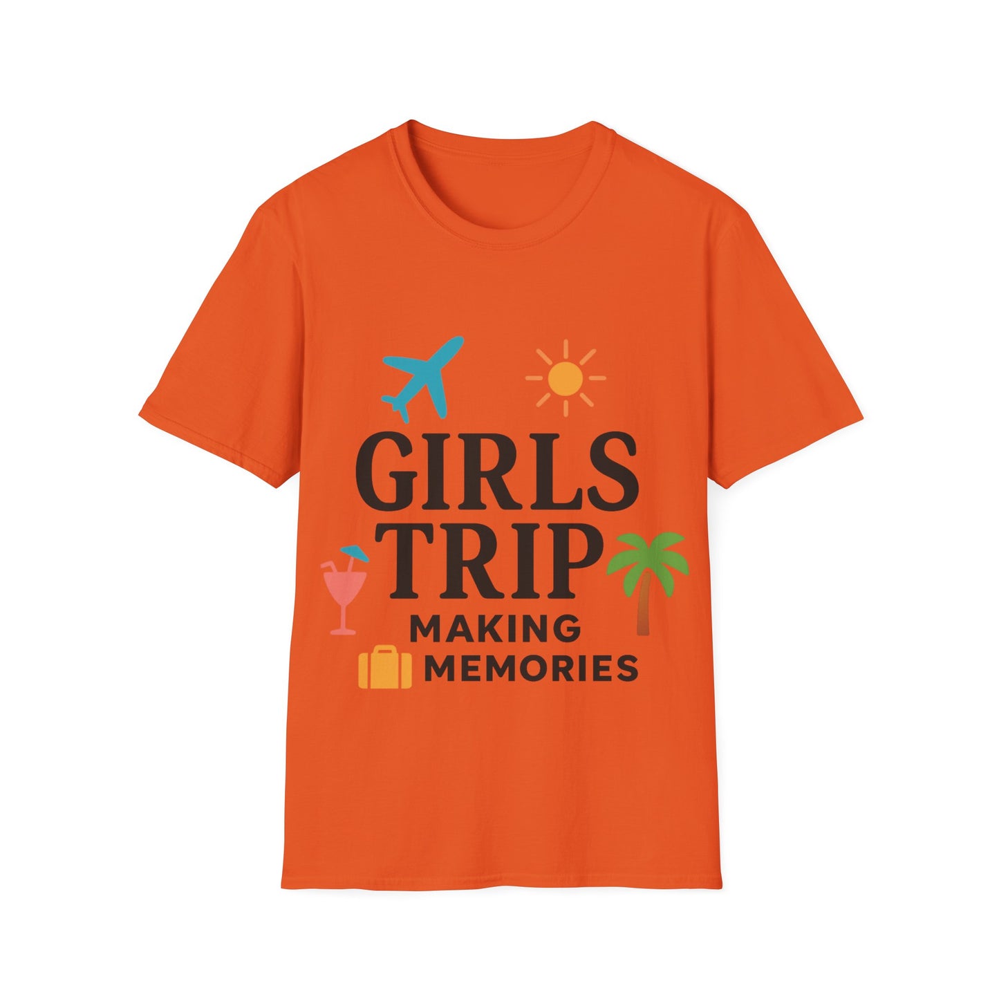 Girls Trip Making Memories T-Shirt | Unisex Vacation Tee | Perfect for Group Travel, Bachelorette Parties, Summer Adventures