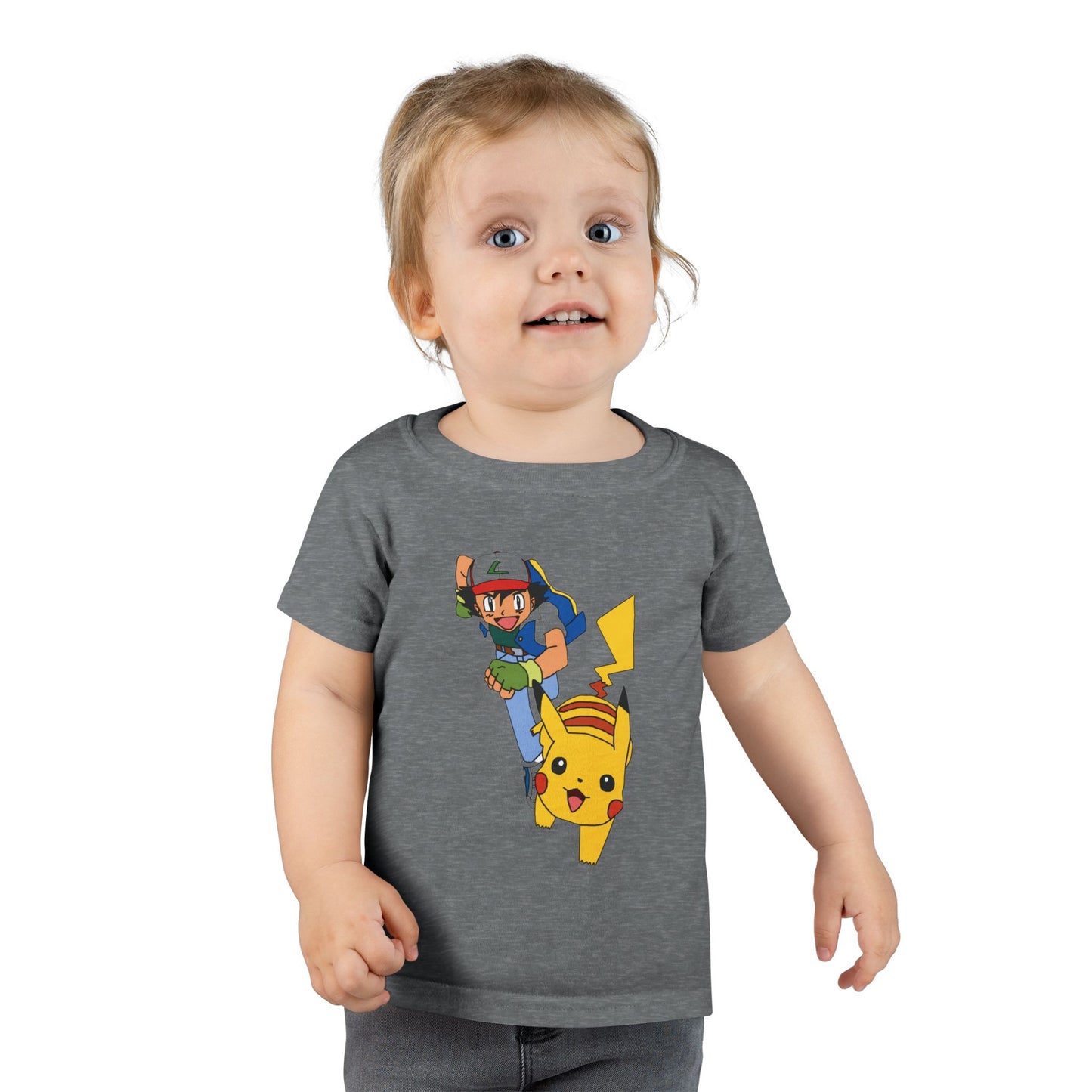 Cute Pokemon Toddler T-Shirt, Kids Graphic Tee, Birthday Gift, Playdate Wear, Fun Casual Outfit
