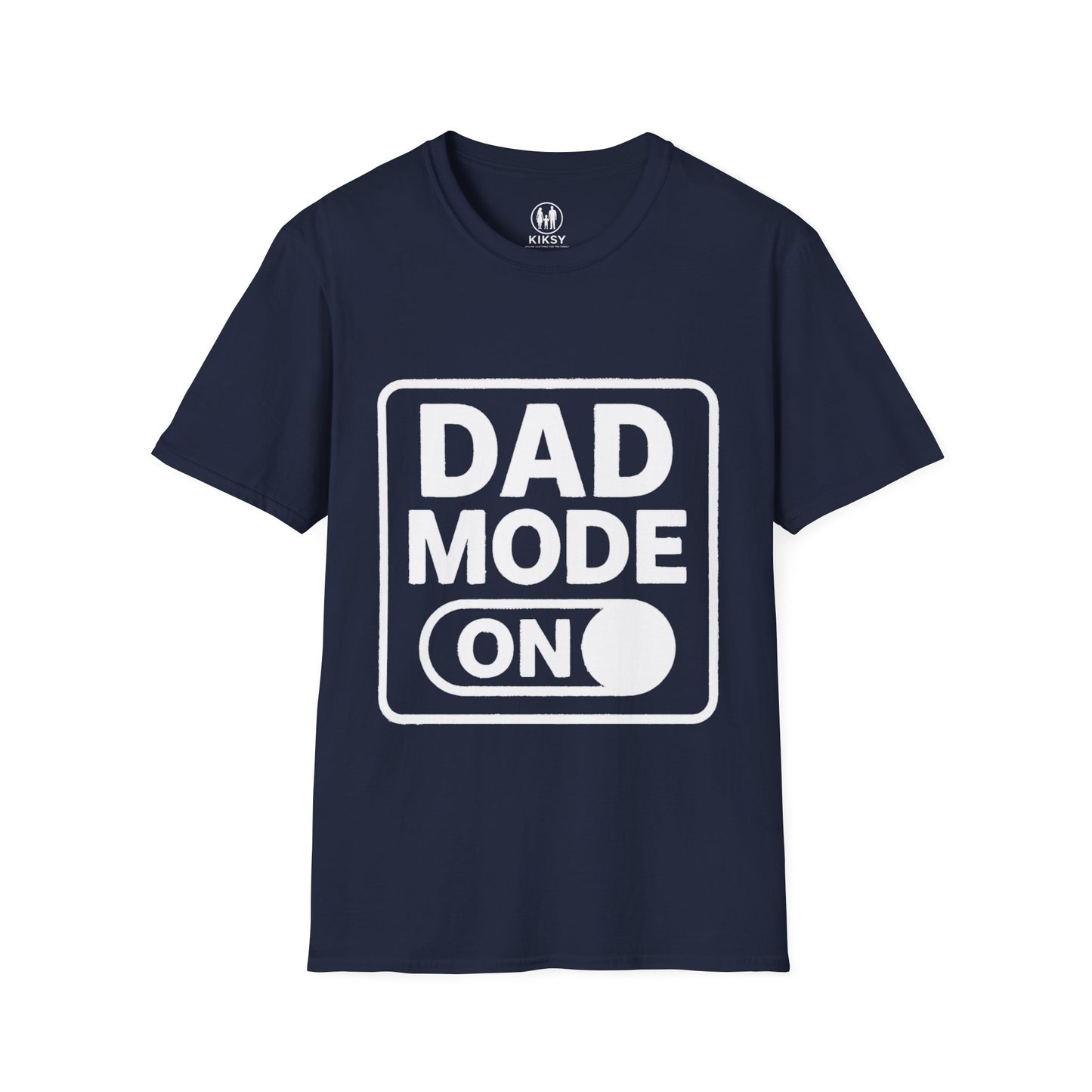 Dad Mode On Unisex Softstyle T-Shirt, Gift for New Dads, Funny Dad Tee, Casual Wear, Birthday Present, Father's Day Gift