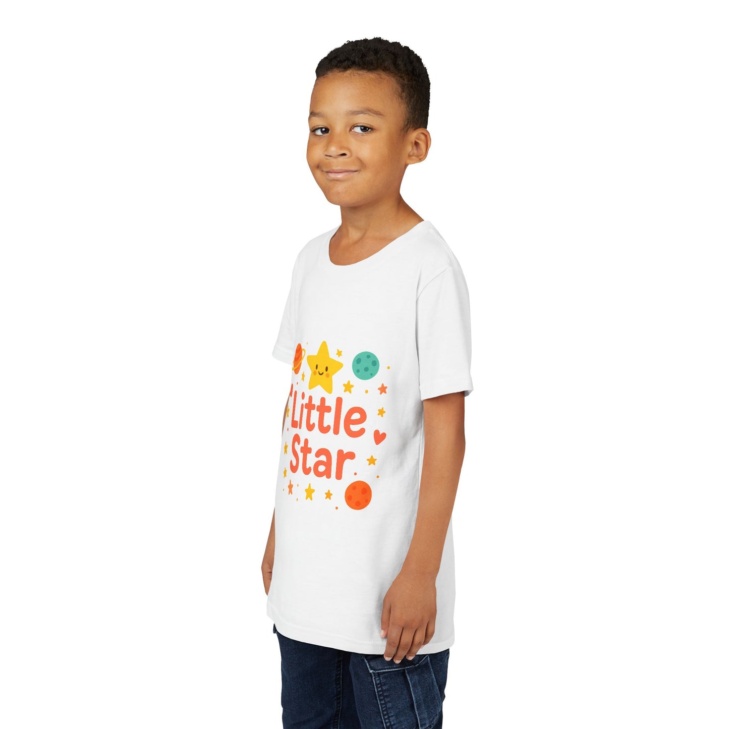 Youth Galaxy Tee - Little Star T-Shirt, Cosmic T-Shirt, Kids Space Shirt, Birthday Gift, Children's Apparel