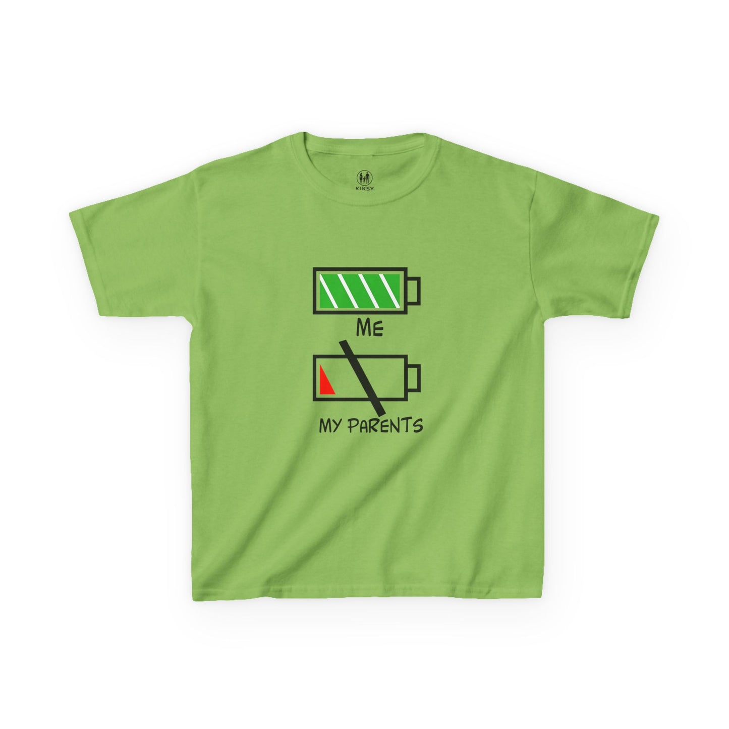 Recharge Your Kids' Energy Tee, Fun Kids Shirt, Battery Graphic Tee, Cute Gift for Boys and Girls, Cool Kids Apparel
