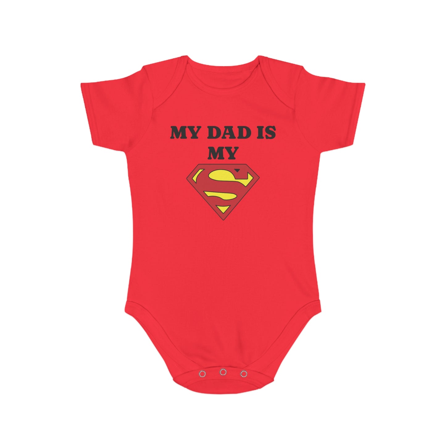 Super Dad Baby Bodysuit | Cute Baby Gift, Father's Day Outfit, Newborn Clothes, Infant Costume, Baby Shower Gift, Toddler Apparel