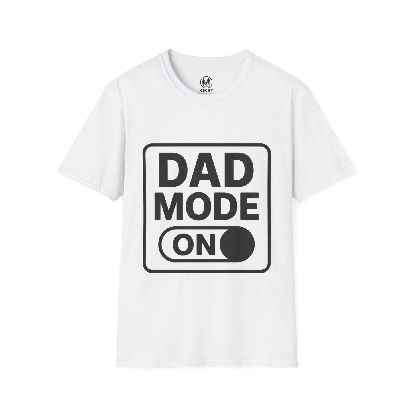 Dad Mode On Unisex Softstyle T-Shirt, Gift for New Dads, Funny Dad Tee, Casual Wear, Birthday Present, Father's Day Gift