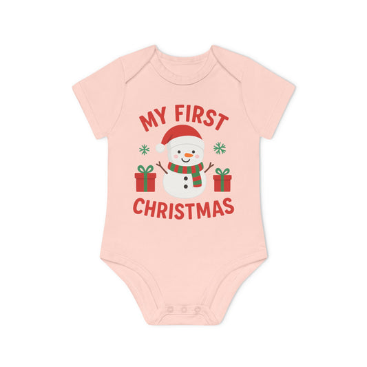 Baby Bodysuit - "My First Christmas"