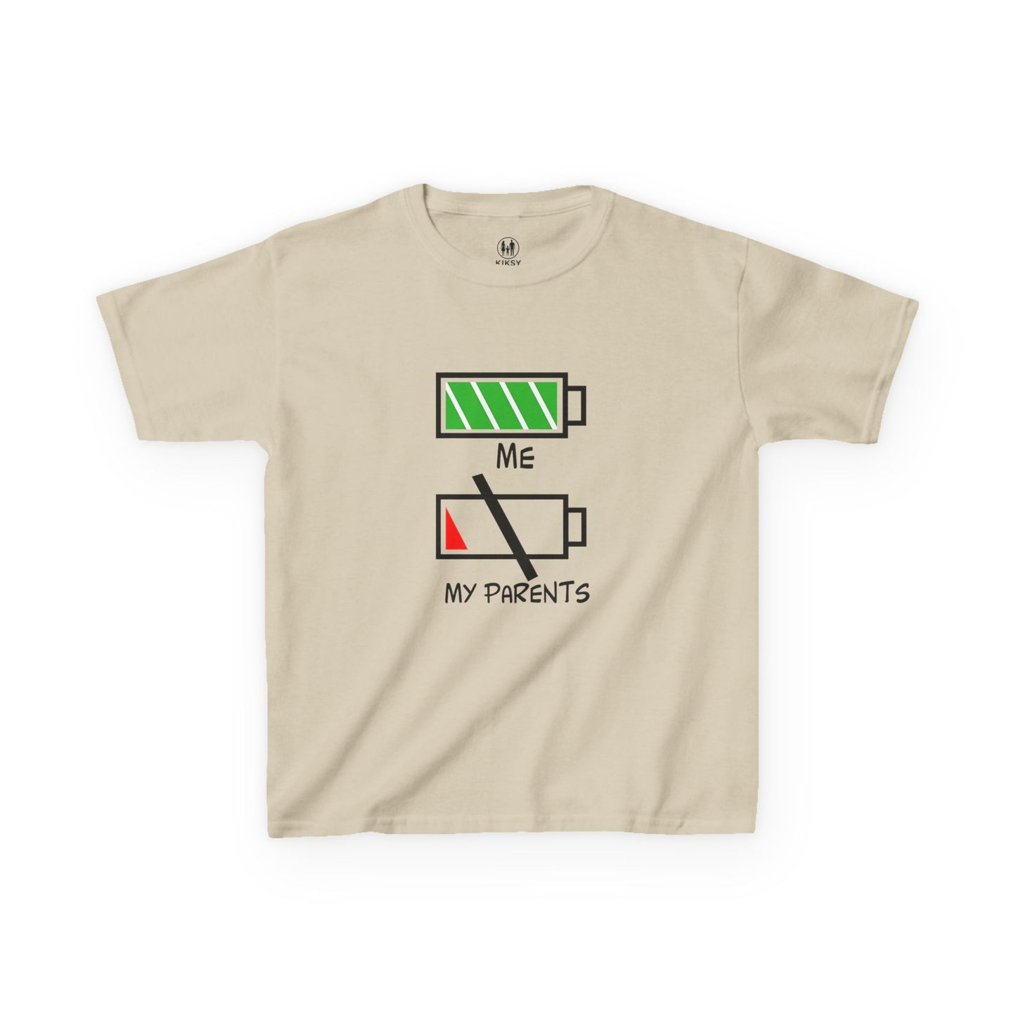 Recharge Your Kids' Energy Tee, Fun Kids Shirt, Battery Graphic Tee, Cute Gift for Boys and Girls, Cool Kids Apparel