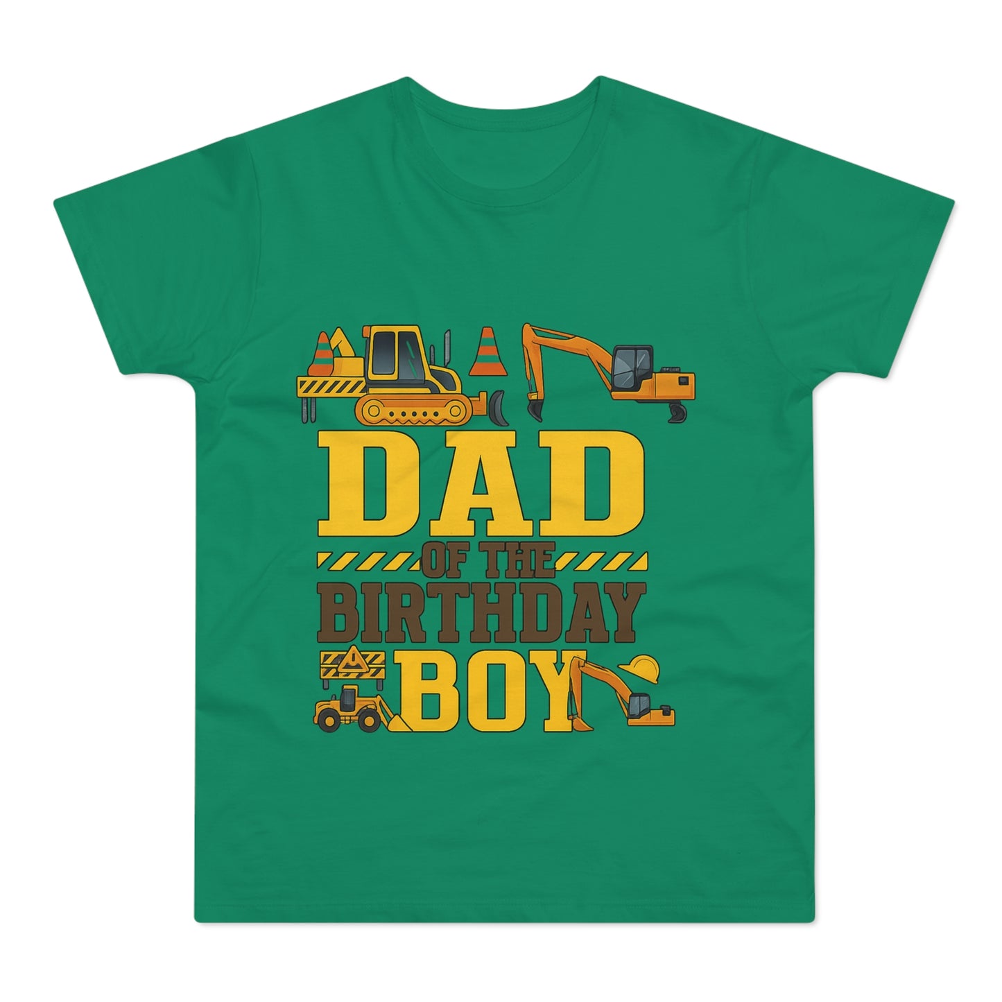 Dad of the Birthday Boy Construction T-Shirt, Birthday Gift, Dad T-Shirt, Father's Day Gift, Baby Shower Gift, Fun Dad Tee