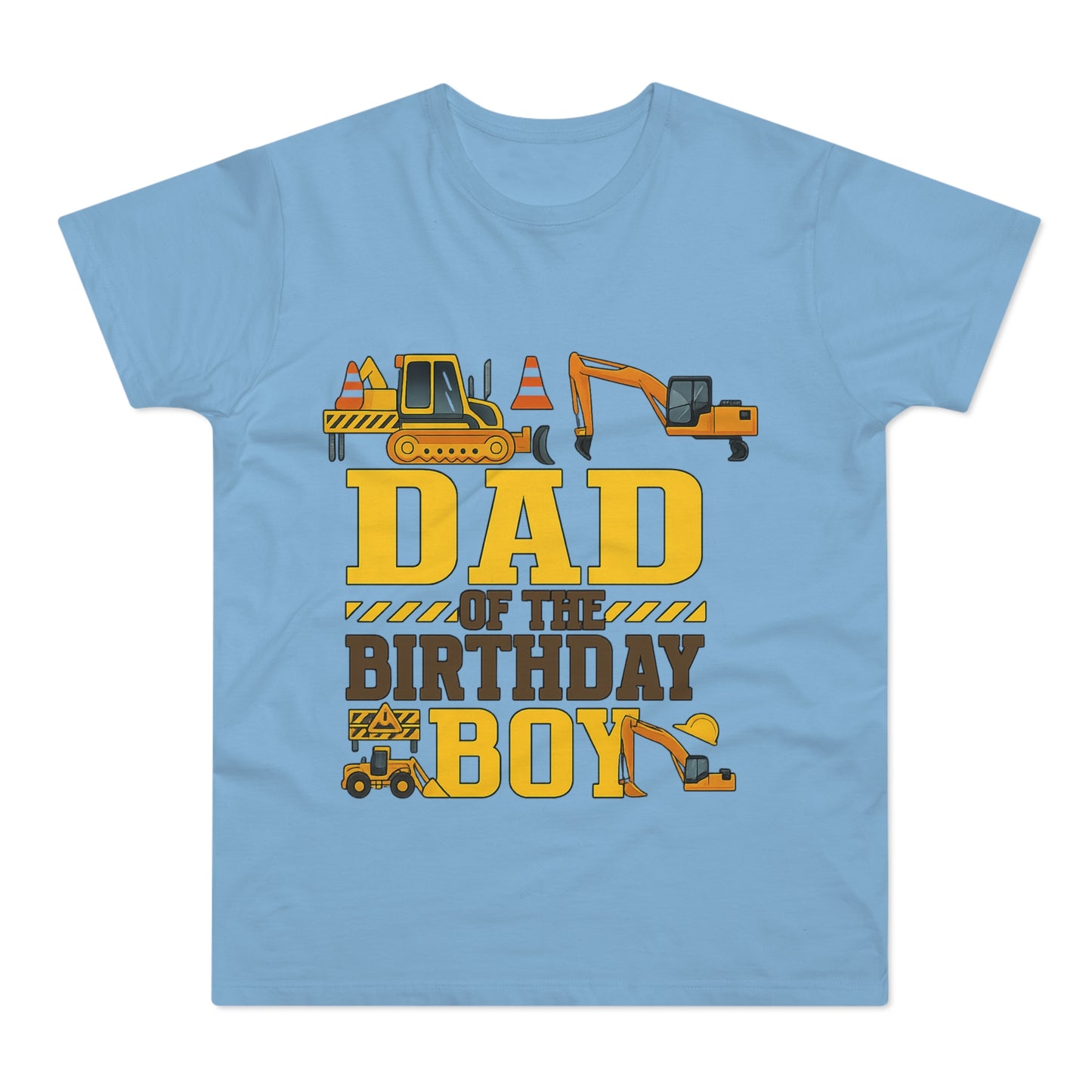 Dad of the Birthday Boy Construction T-Shirt, Birthday Gift, Dad T-Shirt, Father's Day Gift, Baby Shower Gift, Fun Dad Tee