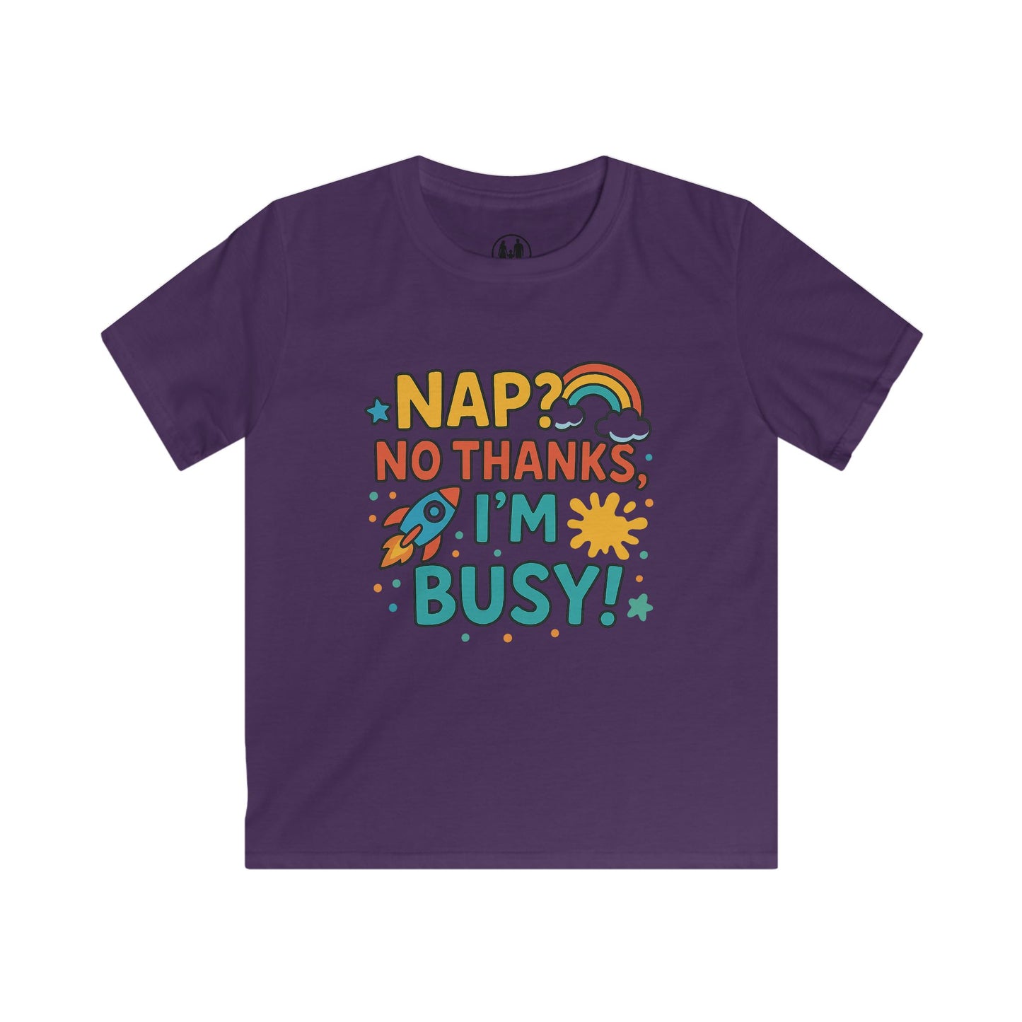 Kids Busy Tee with Fun Quote, Colorful Children's T-Shirt, Perfect Gift for Birthdays, Playtime, and Everyday Adventures