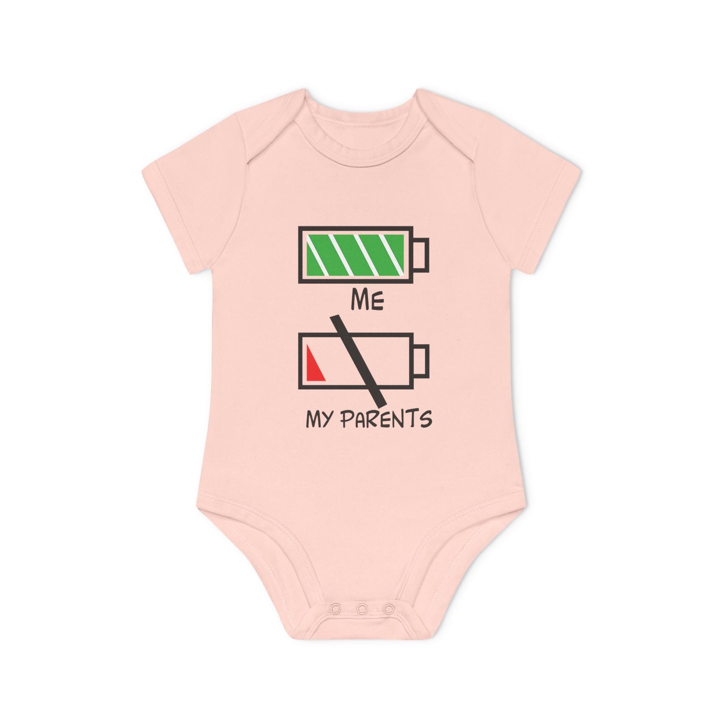 Cute Baby Bodysuit with Battery Design | Newborn Gift, Organic Cotton Onesie, Funny Baby Clothes, Baby Shower Present, Gift for Parents