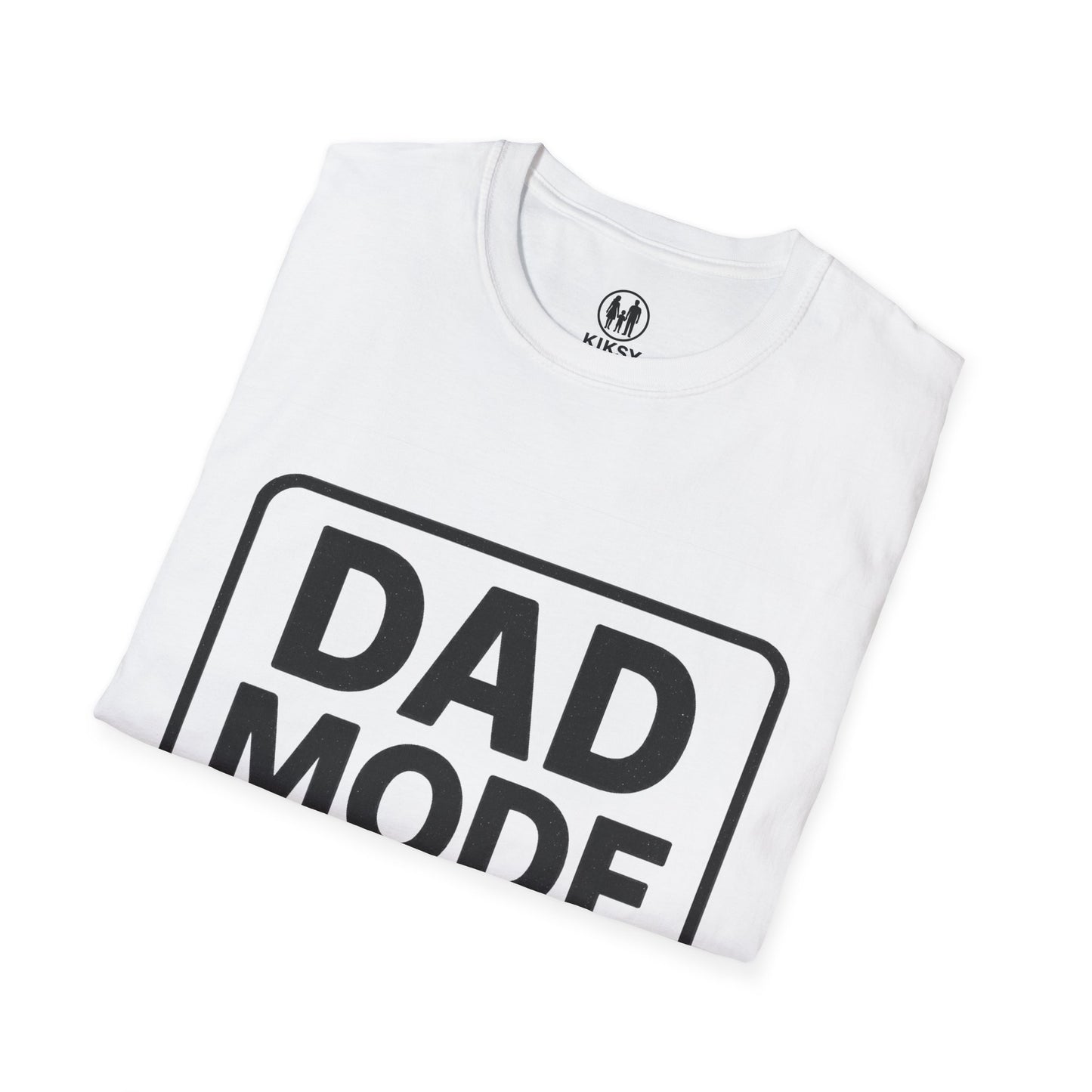 Dad Mode On Unisex Softstyle T-Shirt, Gift for New Dads, Funny Dad Tee, Casual Wear, Birthday Present, Father's Day Gift