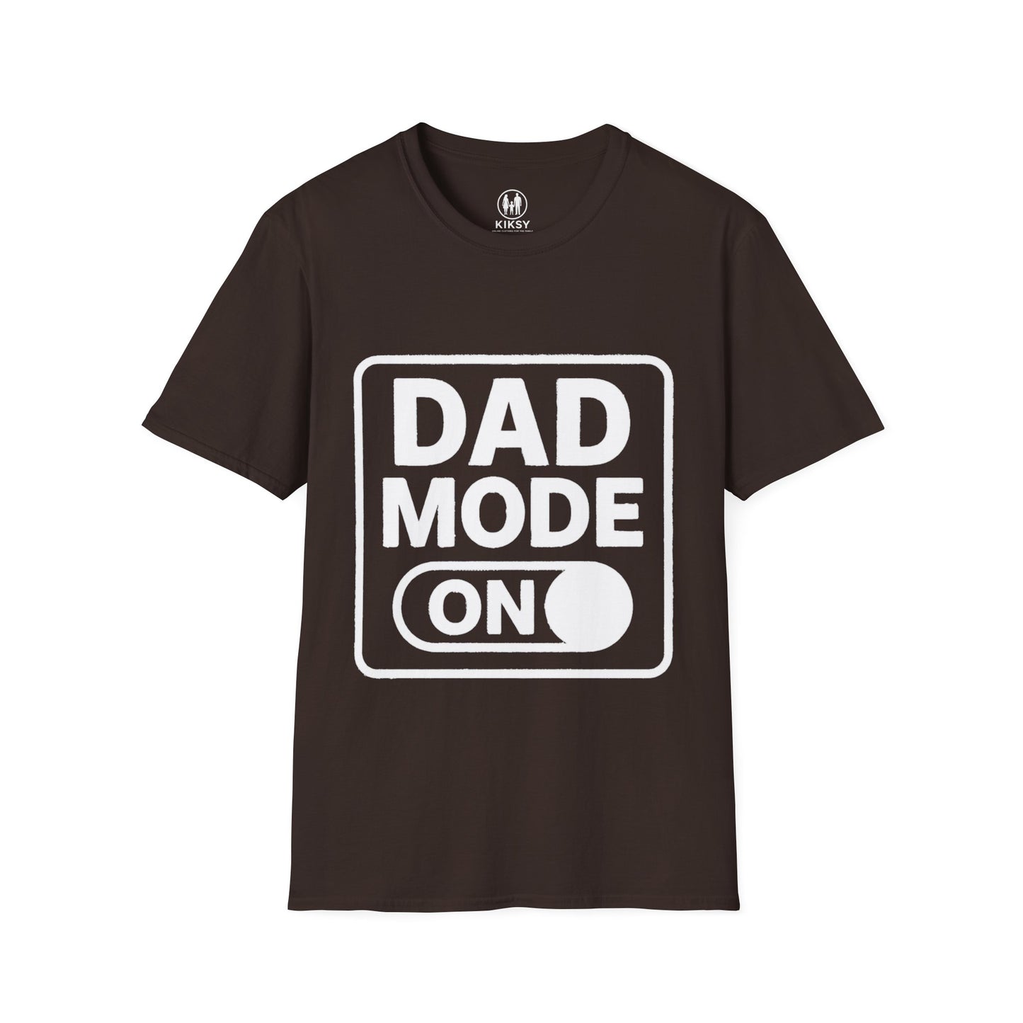 Dad Mode On Unisex Softstyle T-Shirt, Gift for New Dads, Funny Dad Tee, Casual Wear, Birthday Present, Father's Day Gift