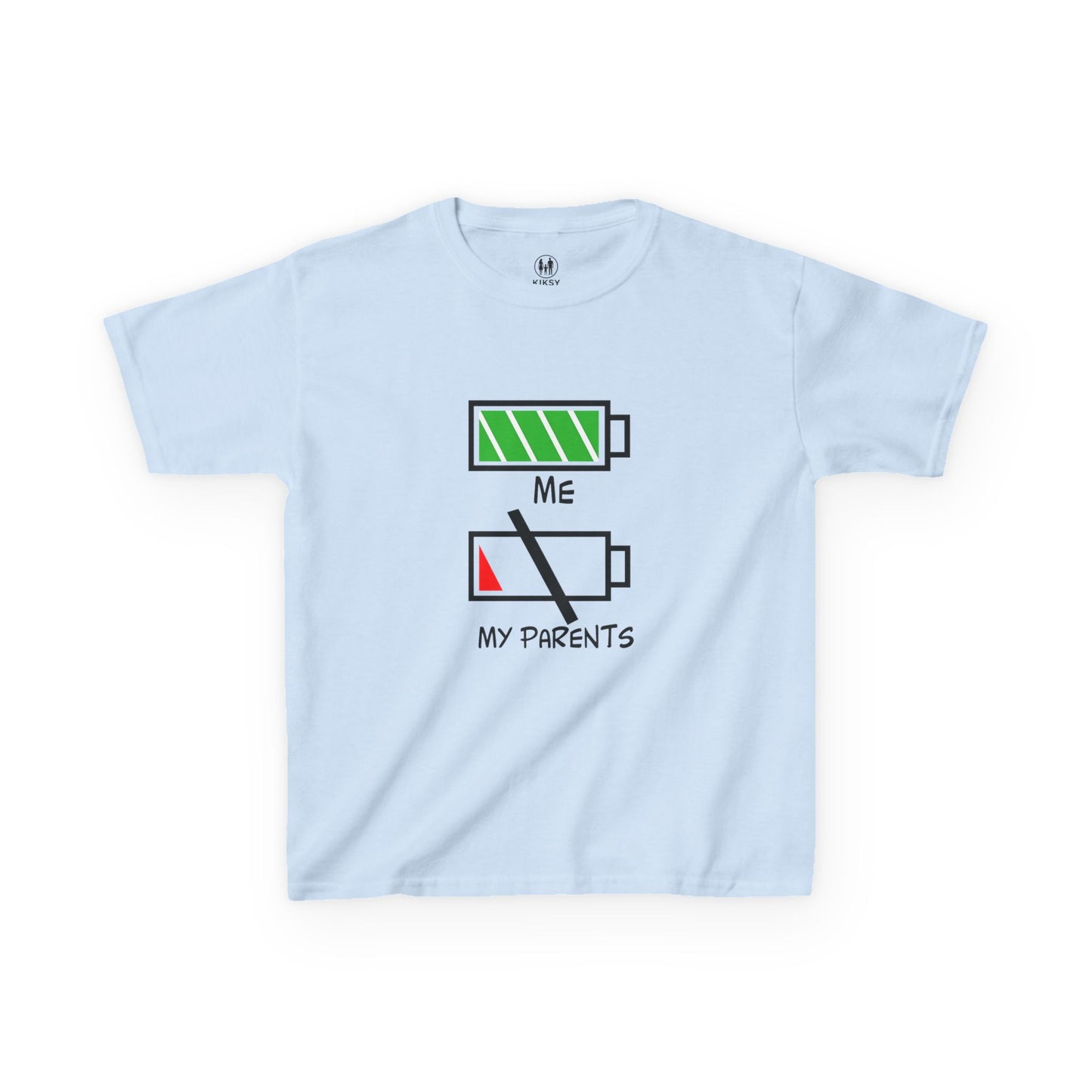 Recharge Your Kids' Energy Tee, Fun Kids Shirt, Battery Graphic Tee, Cute Gift for Boys and Girls, Cool Kids Apparel