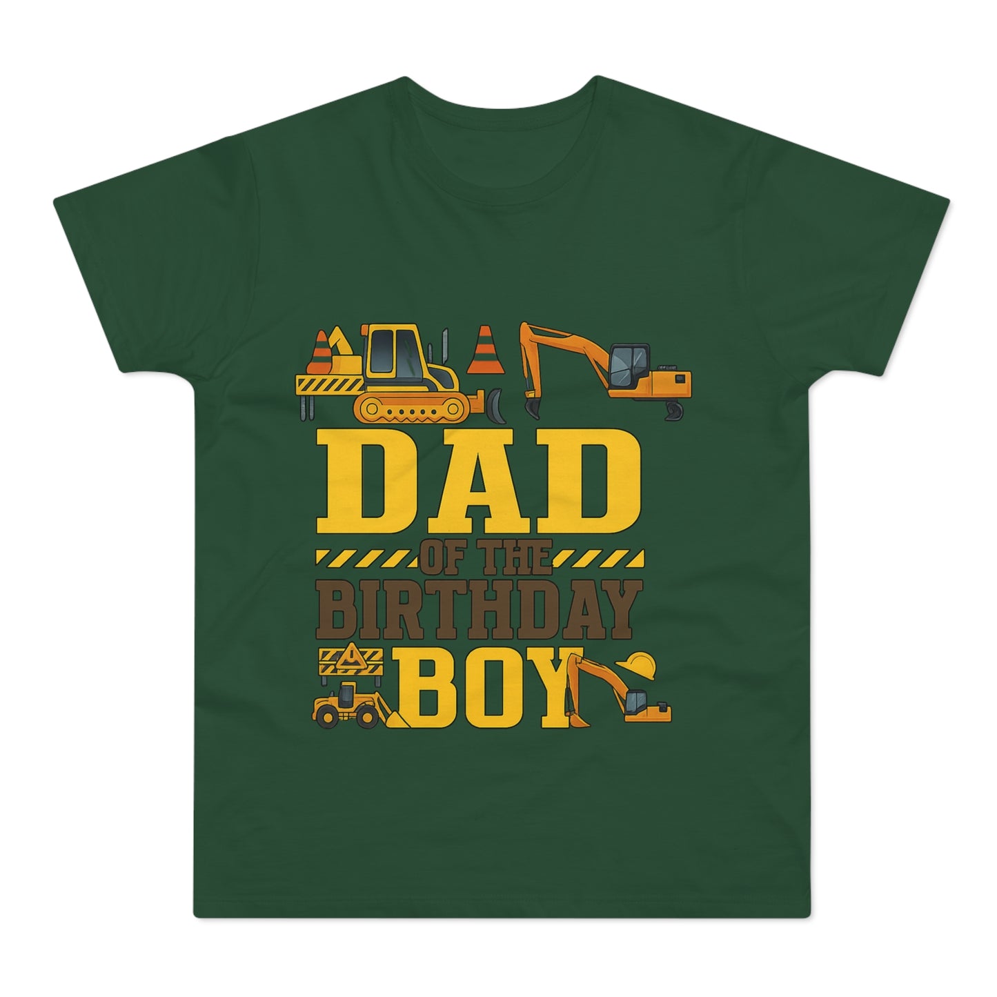 Dad of the Birthday Boy Construction T-Shirt, Birthday Gift, Dad T-Shirt, Father's Day Gift, Baby Shower Gift, Fun Dad Tee