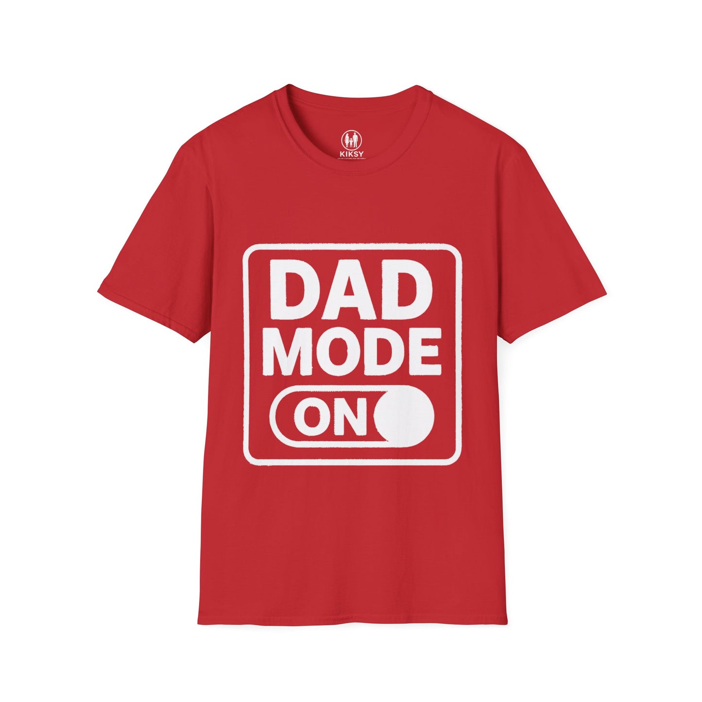 Dad Mode On Unisex Softstyle T-Shirt, Gift for New Dads, Funny Dad Tee, Casual Wear, Birthday Present, Father's Day Gift