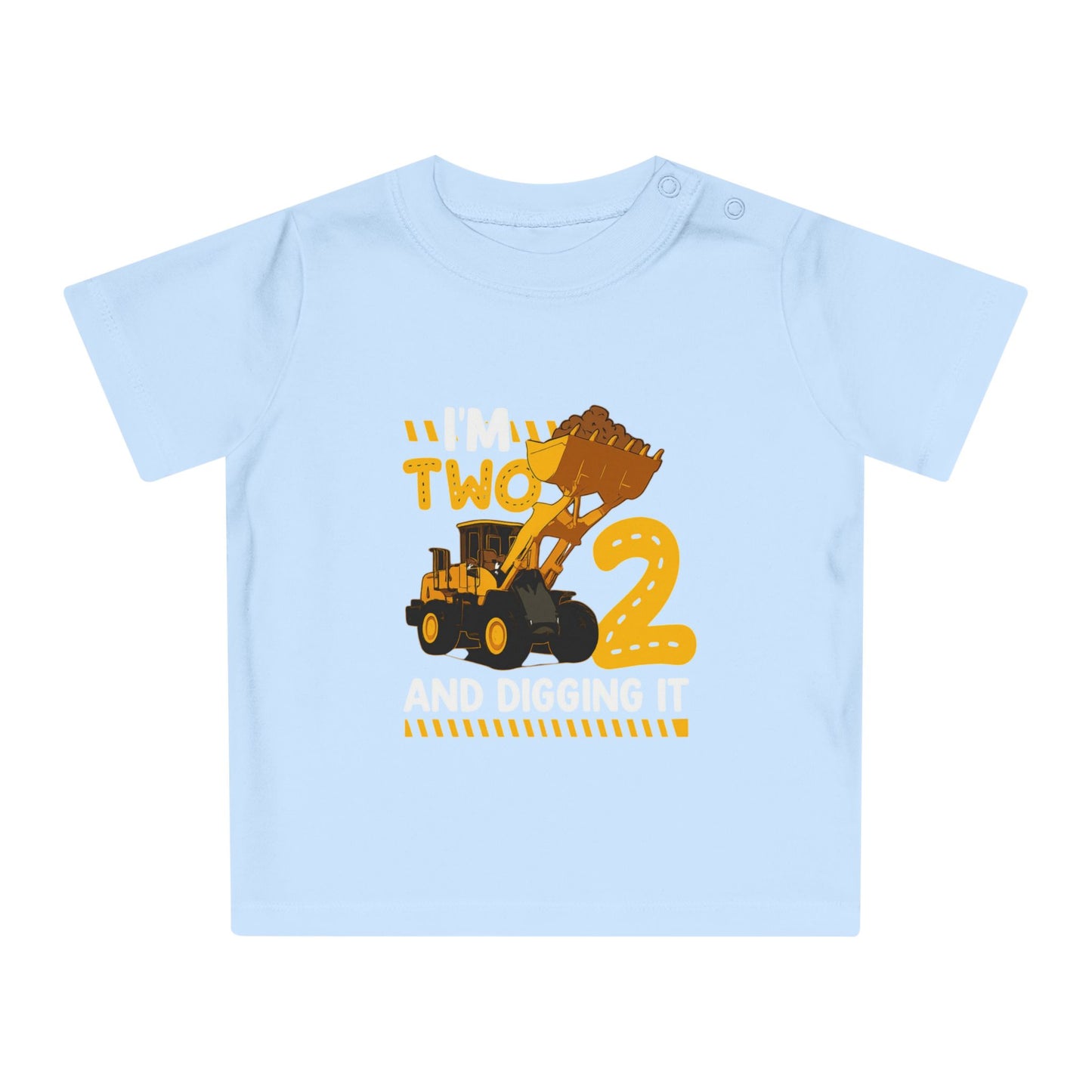 Construction Themed Baby T-Shirt – Perfect for Birthdays, Playtime, Gifts, Cute Outfit, Toddler Apparel