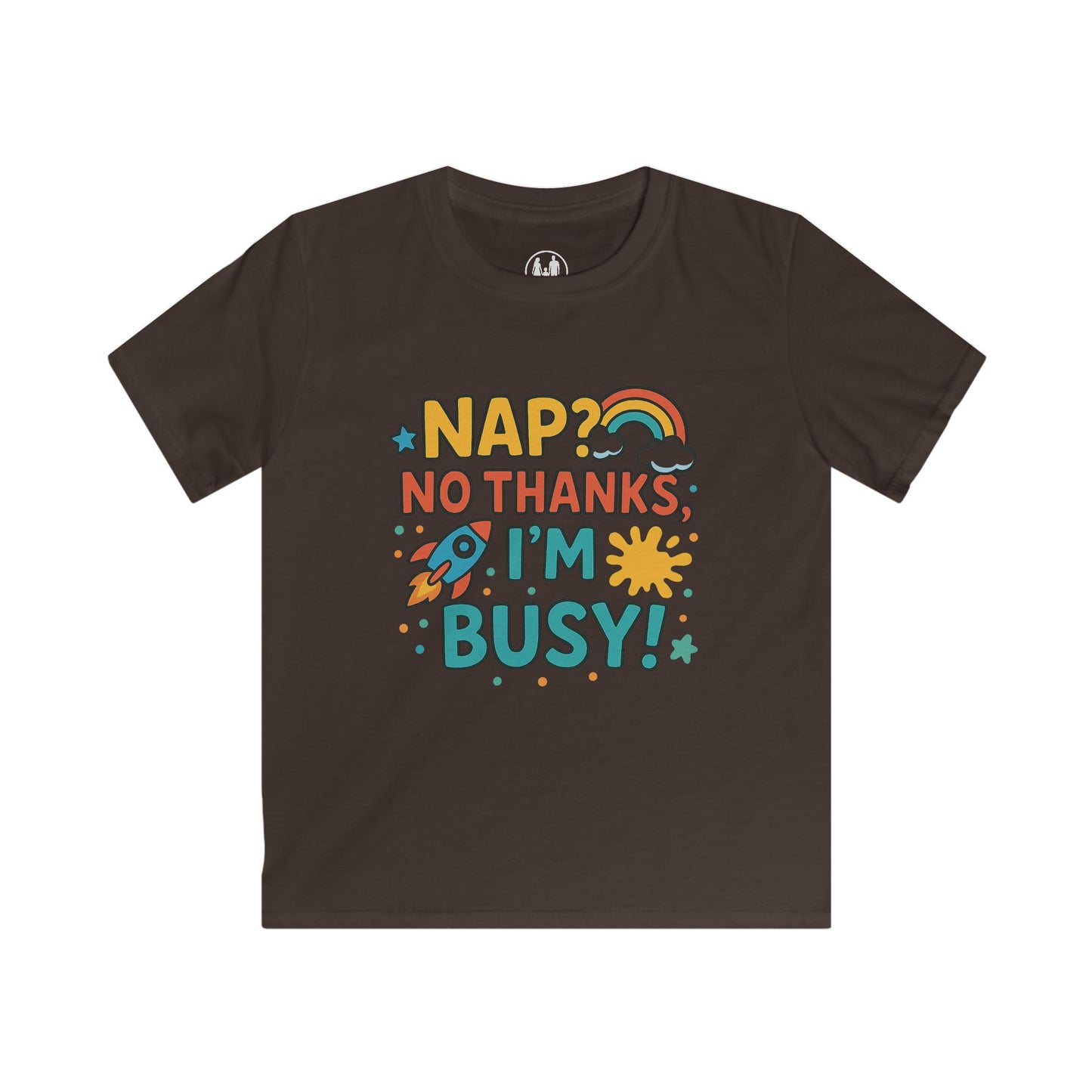 Kids Busy Tee with Fun Quote, Colorful Children's T-Shirt, Perfect Gift for Birthdays, Playtime, and Everyday Adventures