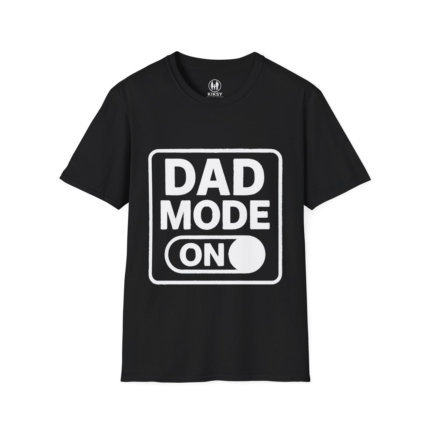 Dad Mode On Unisex Softstyle T-Shirt, Gift for New Dads, Funny Dad Tee, Casual Wear, Birthday Present, Father's Day Gift
