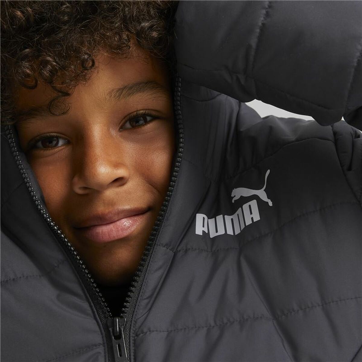 Puma Children's Sports Jacket Puma Essentials Padded Black