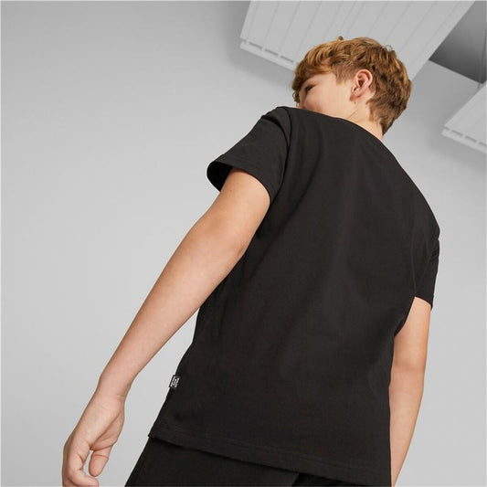 Puma Children’s Short Sleeve T-Shirt Puma Essentials+ Street Art Grap Black