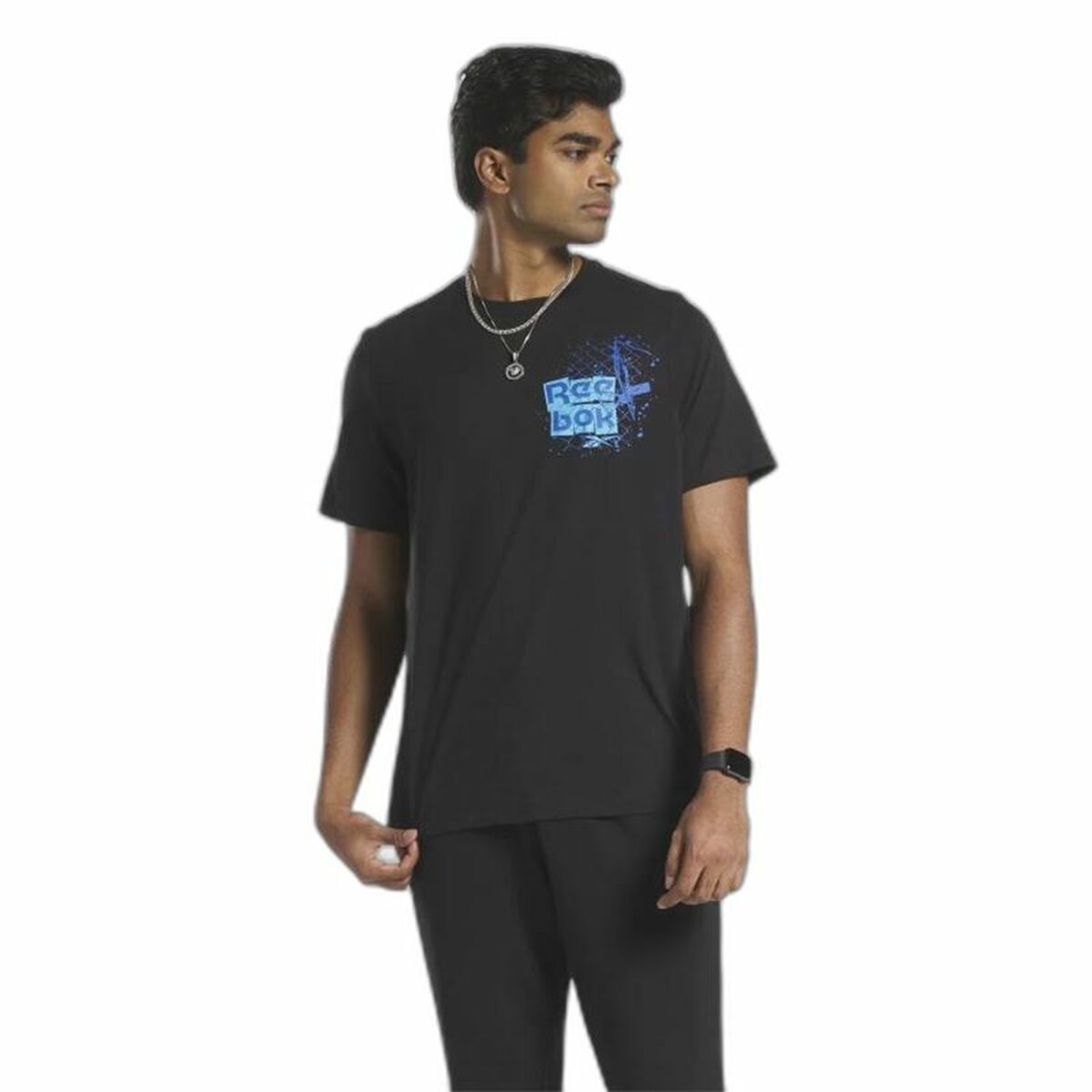 Reebok Men’s Short Sleeve T-Shirt Reebok Graphic Series Black