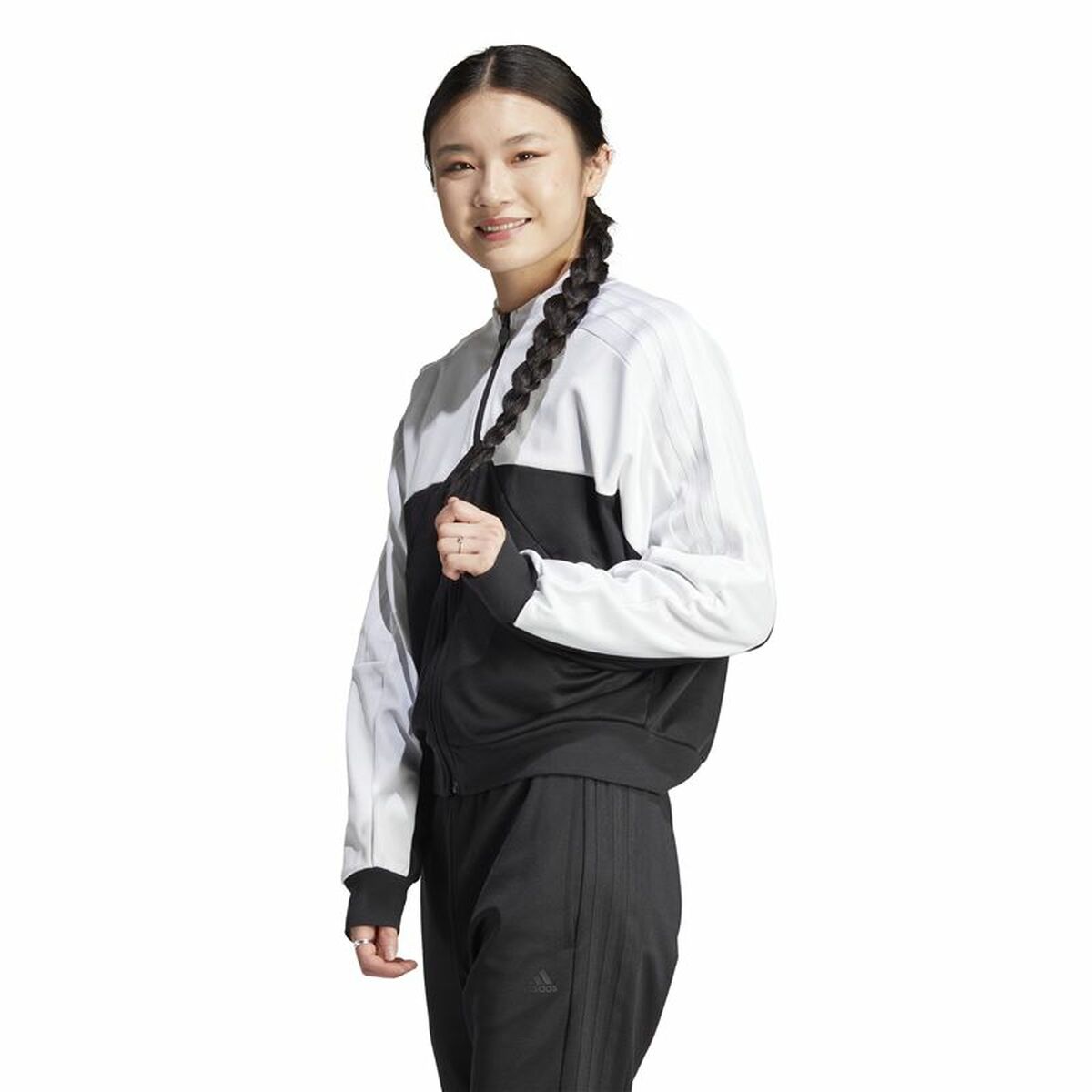 Adidas Jacket Adidas Tiro Cb Tt White Black Lady