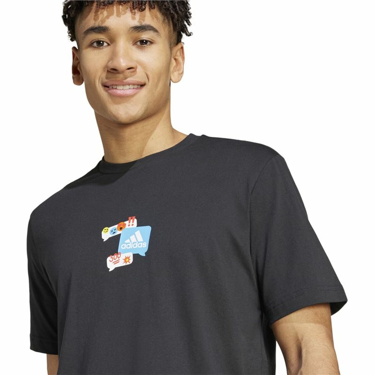 Adidas Men’s Short Sleeve T-Shirt Adidas Remoji Graphic L