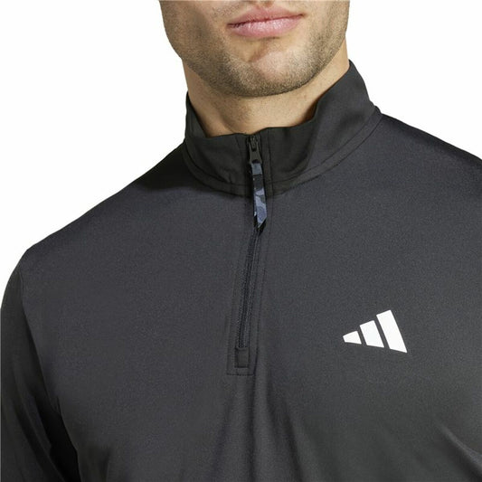 Adidas Sweatshirt Without Hood Adidas Essentials Black