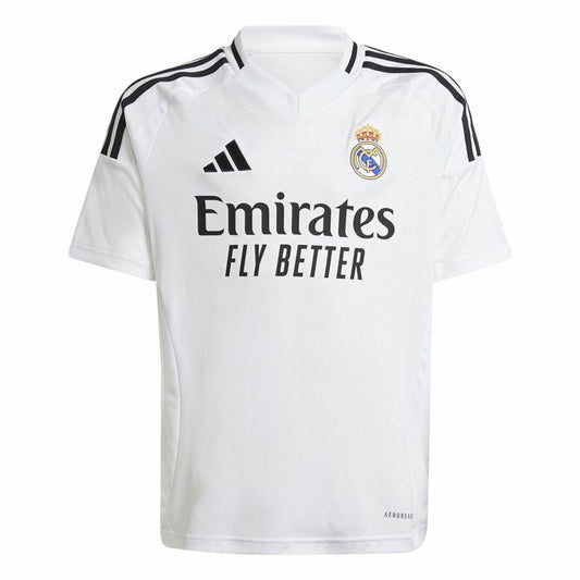 Adidas Children's Sports Outfit Adidas Real Madrid 24/25 Home Kit White