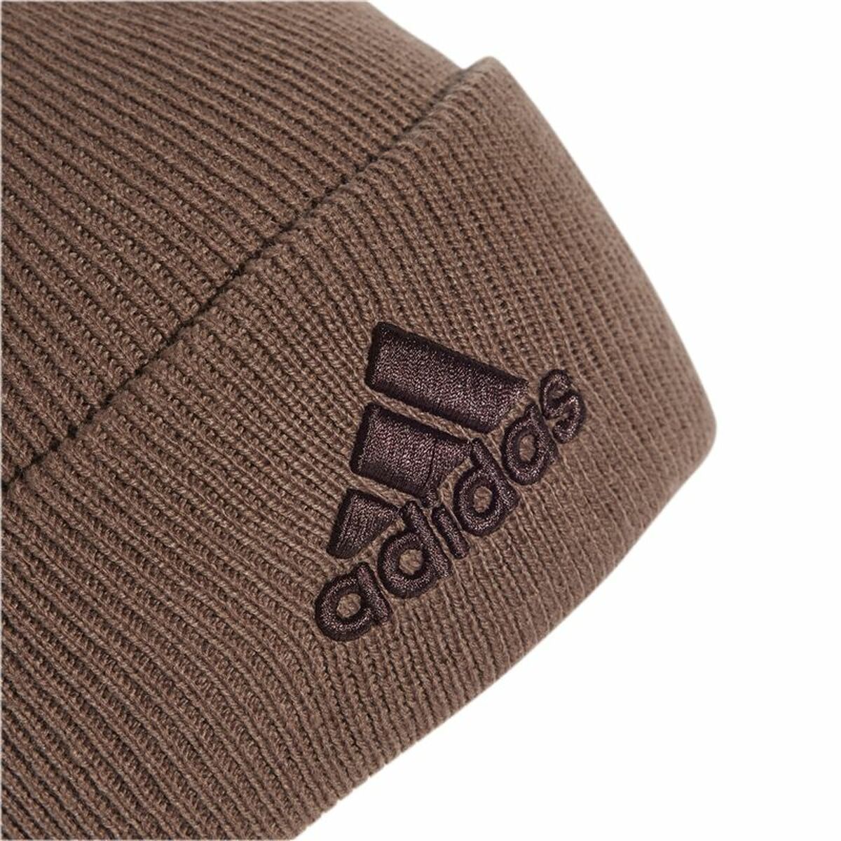 Adidas Child Hat Adidas Adidas Logo Beanie Brown