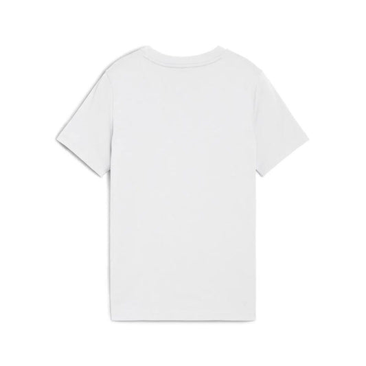 Puma Child's Short Sleeve T-Shirt Puma Essentials Logo Lab B White