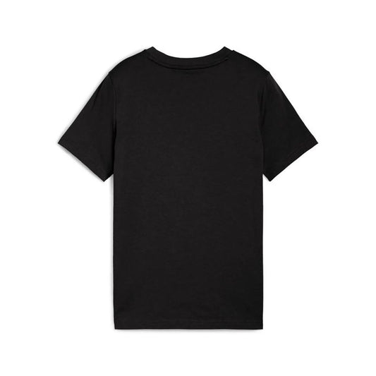 Puma Child's Short Sleeve T-Shirt Puma Essentials Logo Lab B Black
