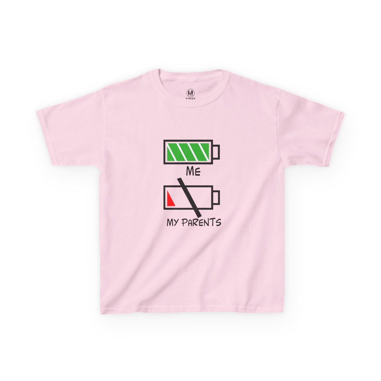 Recharge Your Kids' Energy Tee, Fun Kids Shirt, Battery Graphic Tee, Cute Gift for Boys and Girls, Cool Kids Apparel