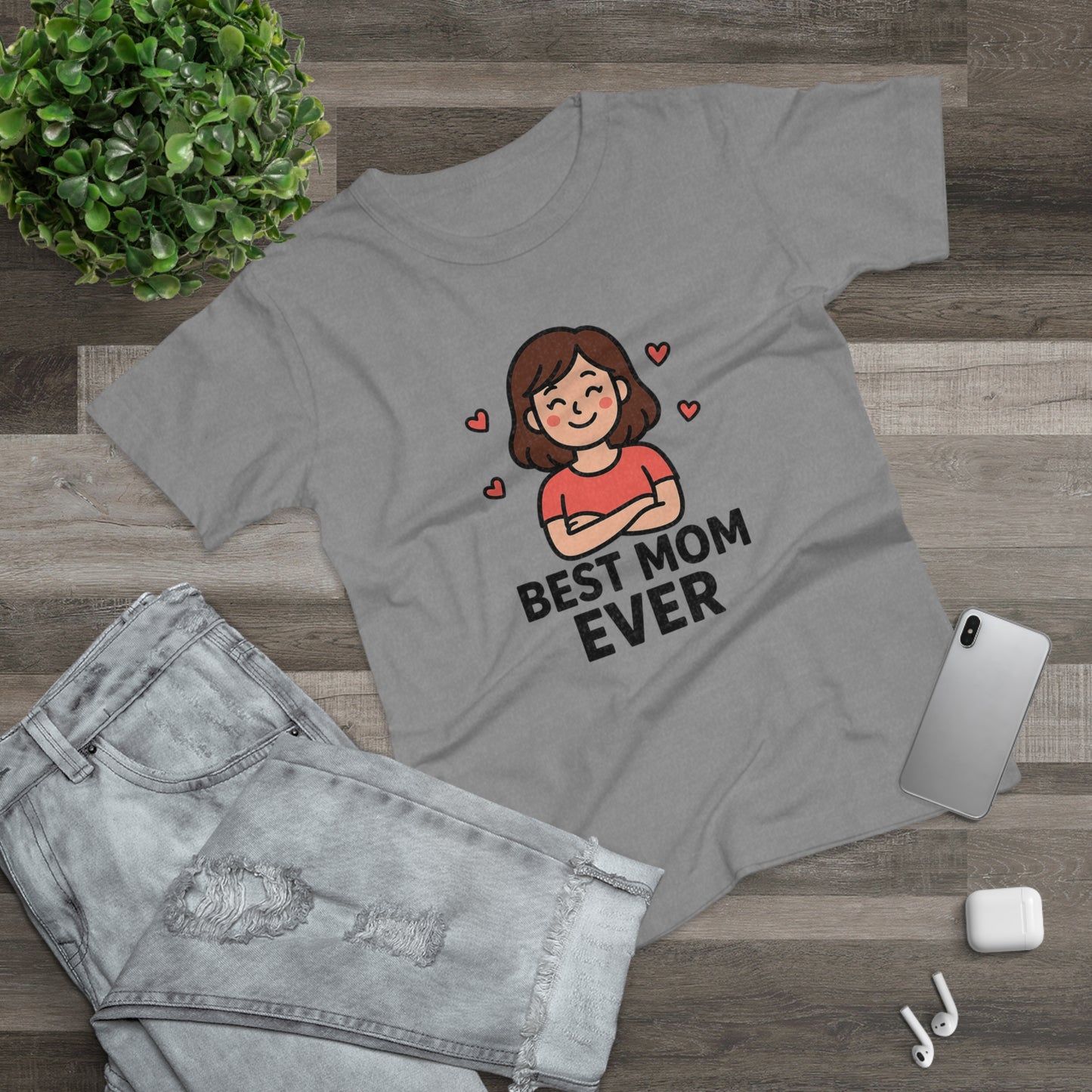 Best Mom Ever T-Shirt, Mother's Day Gift, Women's Casual Tee, Family Reunion Shirt, Cute Mom Apparel, Gift for Her