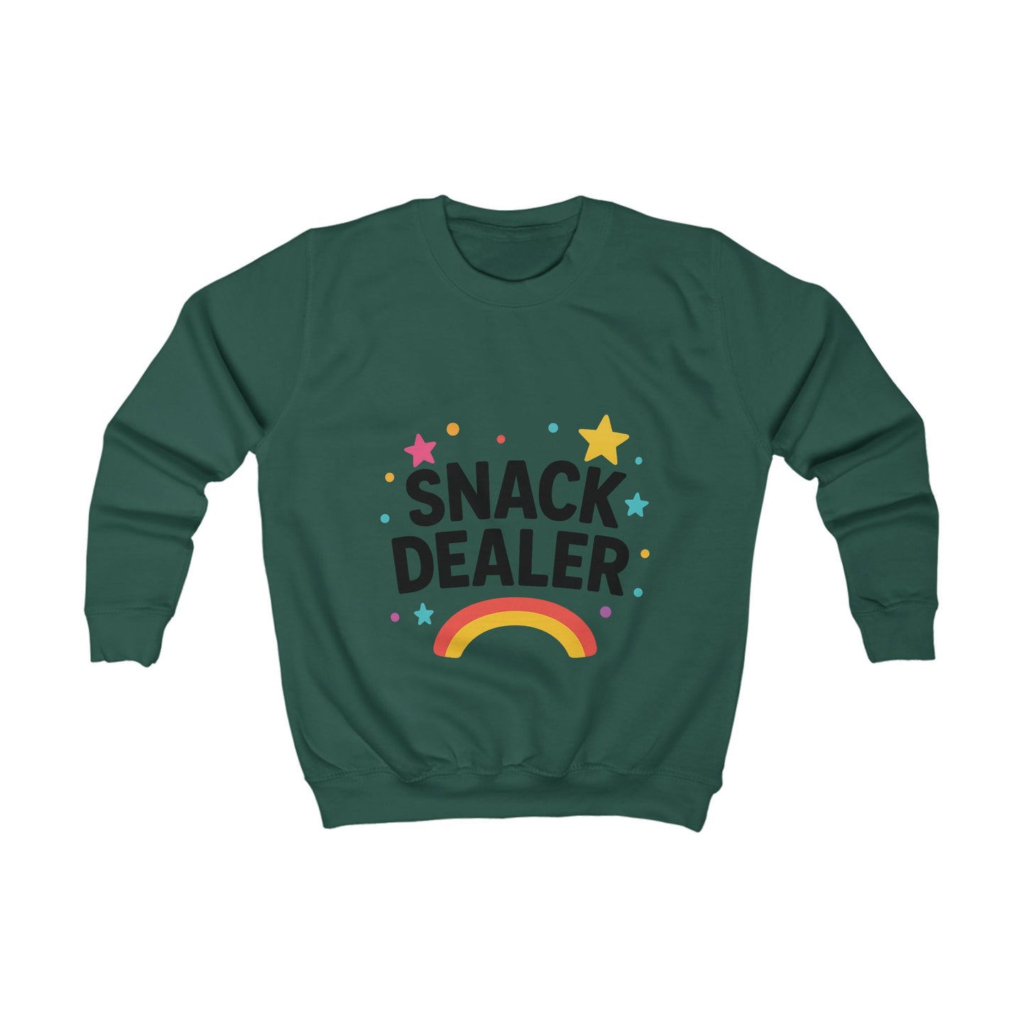 Kids Sweatshirt: Snack Dealer, Fun Gift for Kids, Cozy Casual Wear, Colorful Kids Apparel, Cute & Playful Sweatshirt