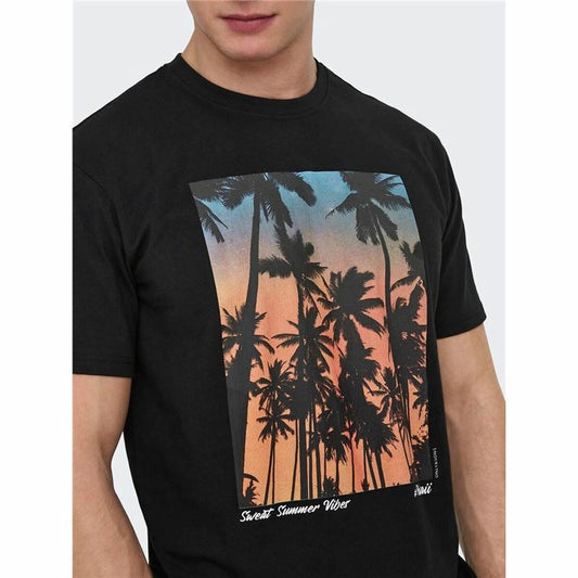 Only & Sons Short-Sleeve Sports T-Shirt Only & Sons Onskolton Reg Beach Black