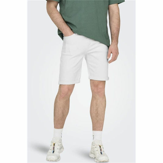 Only & Sons Men's Shorts Only & Sons Onsply 9297 White White