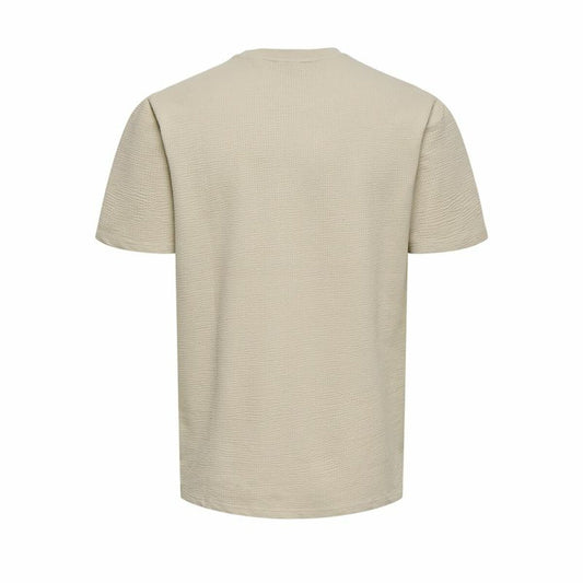 Only & Sons Men’s Short Sleeve T-Shirt Only & Sons Onskian Life Reg Seersucker Ss