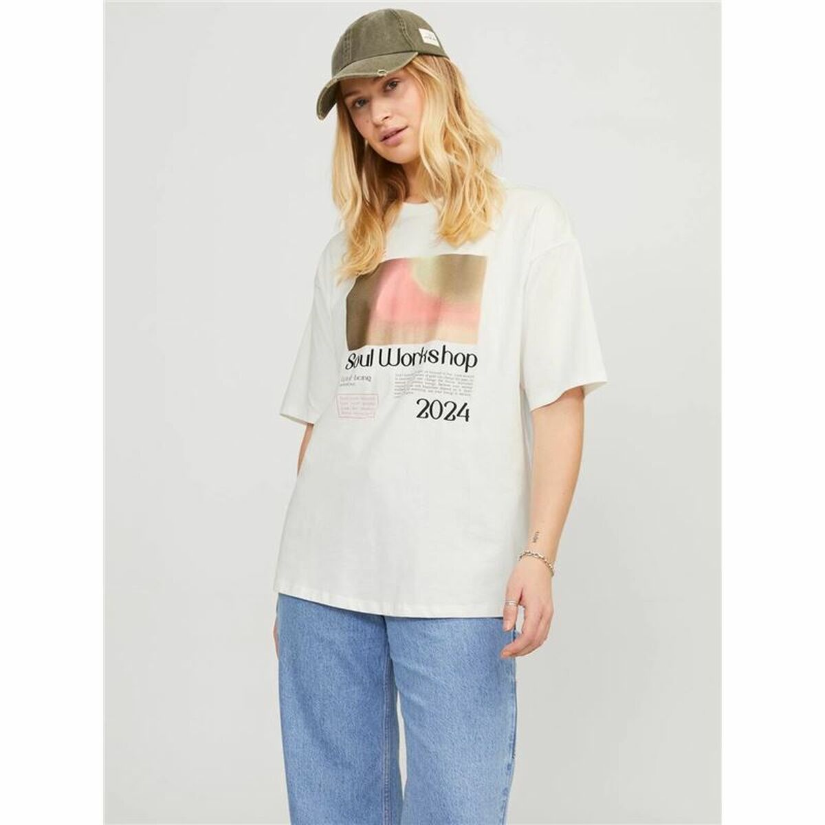 Jack & Jones Women’s Short Sleeve T-Shirt Jack & Jones Jxpaige White