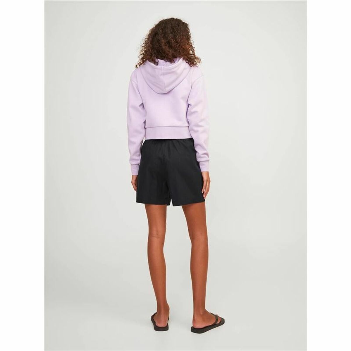 Jack & Jones Sports Shorts For Women Jack & Jones Black Linen