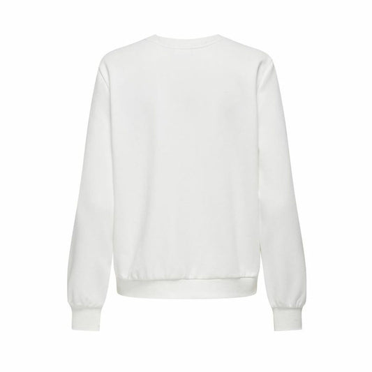 Only Women’s Sweatshirt Without Hood Only Onlkimmie White