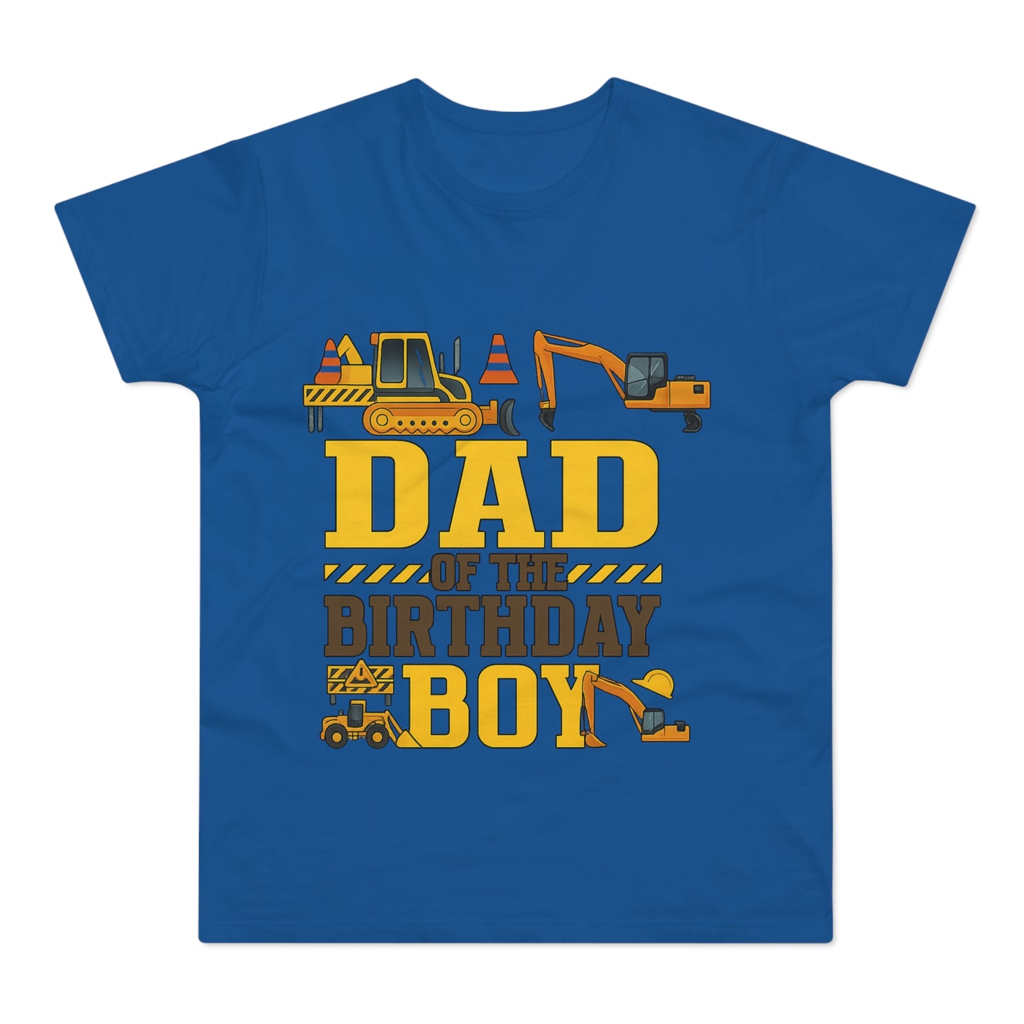 Dad of the Birthday Boy Construction T-Shirt, Birthday Gift, Dad T-Shirt, Father's Day Gift, Baby Shower Gift, Fun Dad Tee