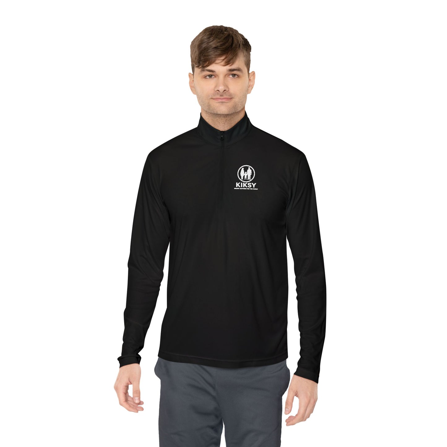 Men Quarter-Zip Pullover for Casual Comfort, Ideal for Outdoor Activities, Great Gift for Birthdays, Fall Layering, Stylish Athleisure